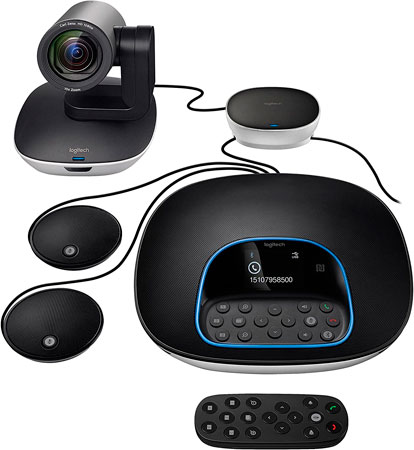 Sistema de videoconferencia y audio de Logitech Group Las mejores webcams para Ubuntu