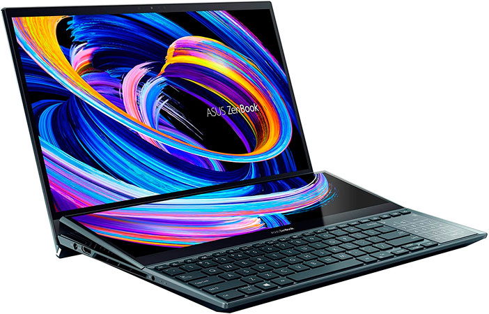 ASUS ZenBook Pro Duo 15 2 las mejores laptops para youtubers