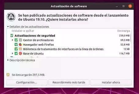 Como actualizar Linux Ubuntu desde el escritorio