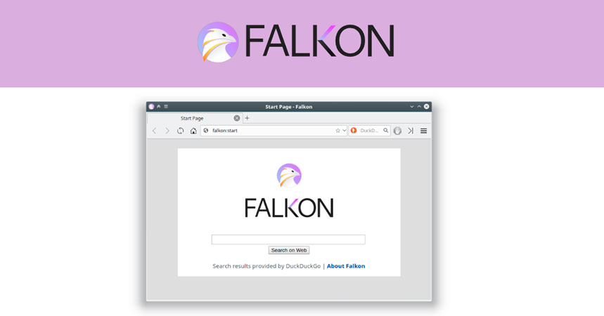 Navegador Falkon Browser