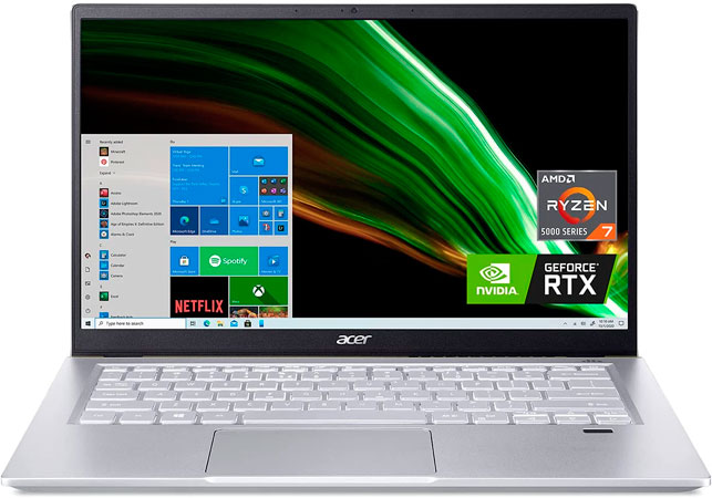 Acer Swift X Las mejores laptops Acer