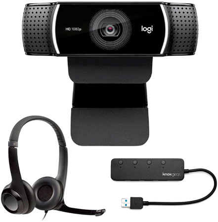 Logitech C922 Pro Stream 1080p Las mejores cámaras para streaming en Twitch