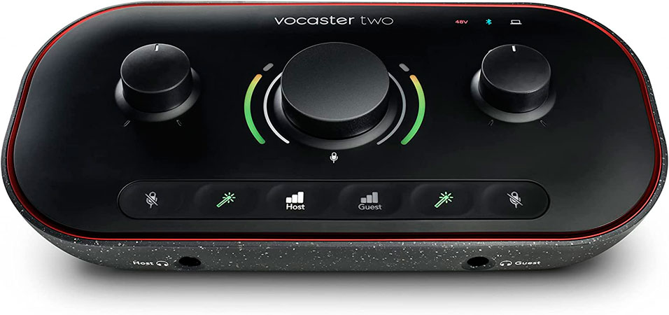 Vocaster Two Las mejores interfaces de audio