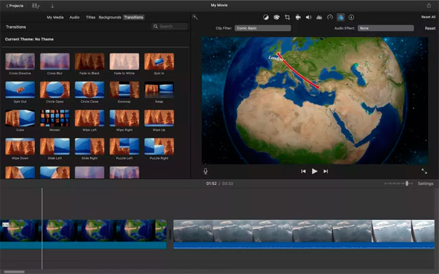 Apple iMovie los mejores programas para edición de video gratis