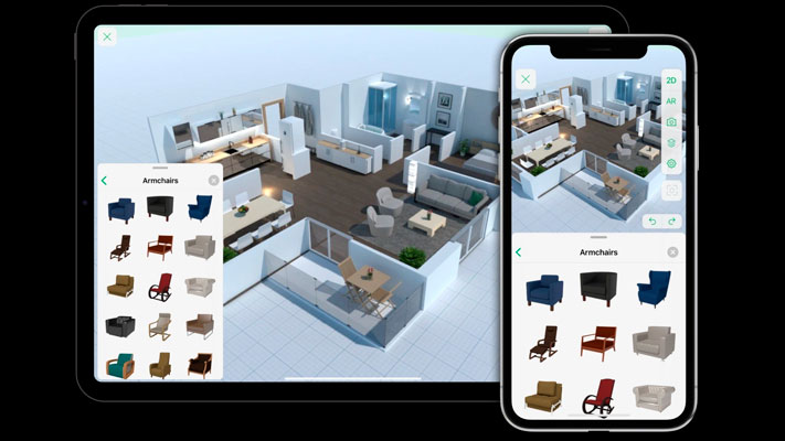 Planner 5D Las mejores aplicaciones de diseno de interiores de casas para Android e iOS