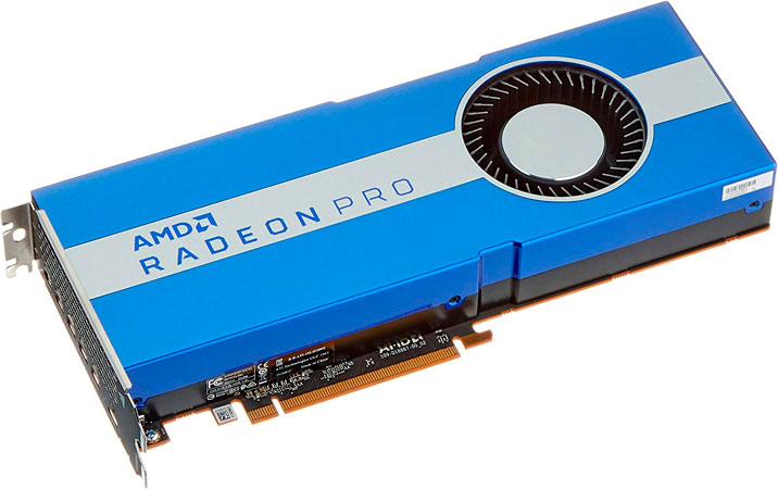 AMD Radeon Pro W5700 Las mejores tarjetas gráficas