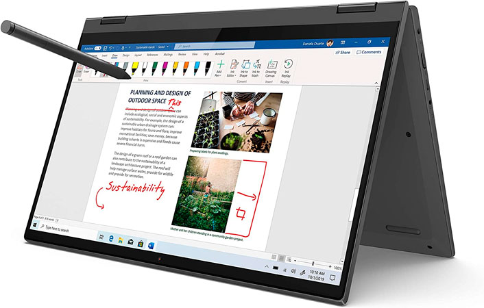 Lenovo IdeaPad Flex 5 Las mejores laptops baratas para diseño gráfico