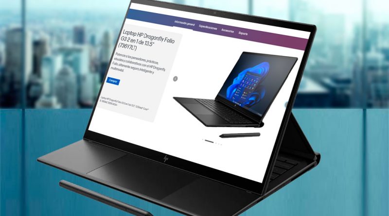 Nueva HP Dragonfly Folio G3 una laptop innovadora