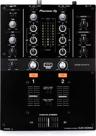 Pioneer DJ DJM-250MK2 Los mejores mezcladores de Dj principiantes