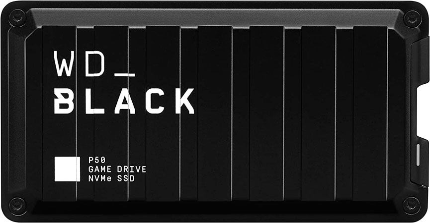 WD Black P50 Game Drive Los mejores discos duros externos para PS5