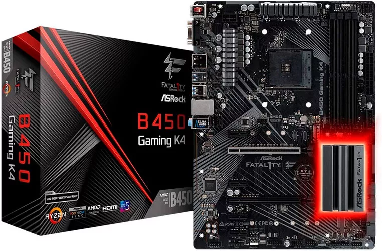 ASRock B450 Gaming K4 Las Mejores Placas BAse Para AMD Ryzen 5000