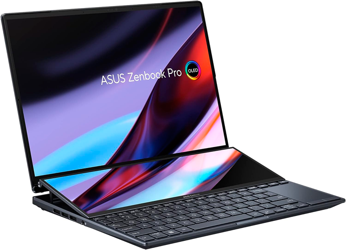 ASUS Zenbook Pro Duo 14 Las mejores laptops para dibujo digital 