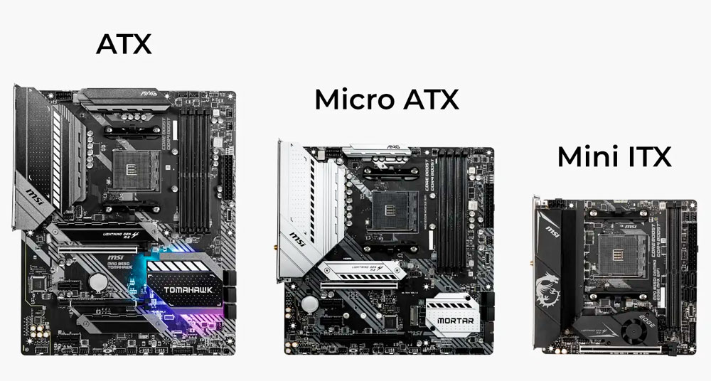Principales diferencias entre Micro ATX, Mini ITX y ATX