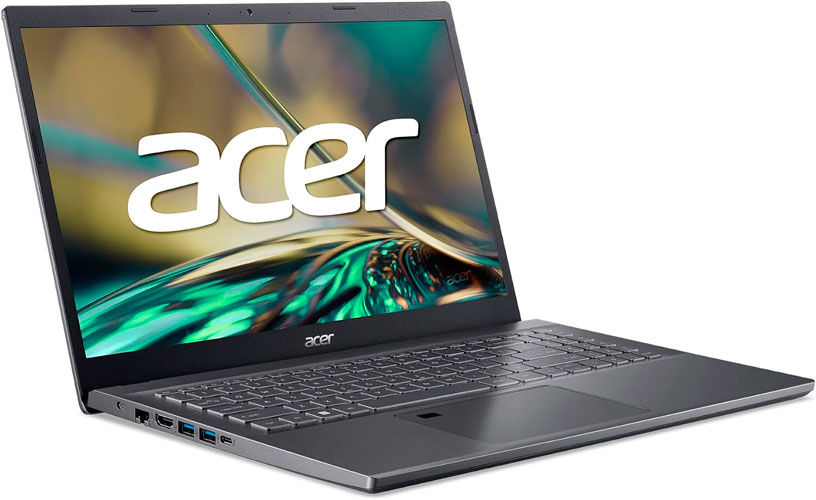 Acer Aspire 5 A515. Las mejores laptops para crear páginas web.