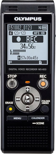 Olympus WS-853. Las mejores grabadoras de voz.