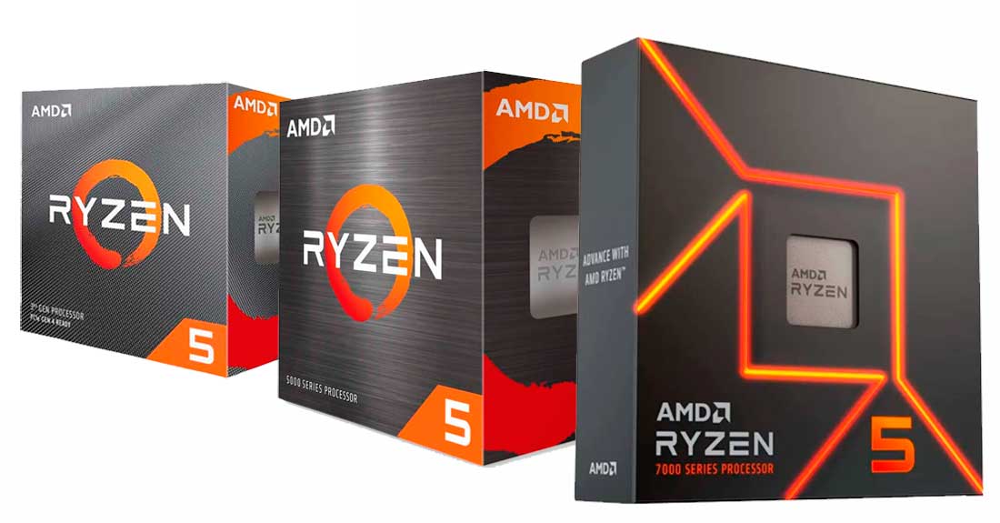 Comparativa de los mejores procesadores AMD Ryzen 5