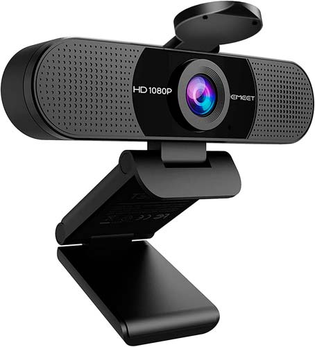 Webcam EMEET C960 1080P con micrófono. El mejor hardware para Twitch económico.