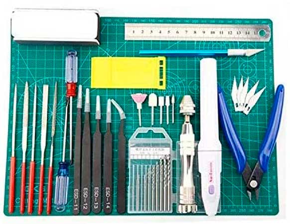 herramientas de oficina manualidades maquetas