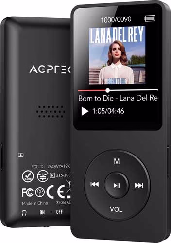 AGPTEK Reproductor MP3 A02