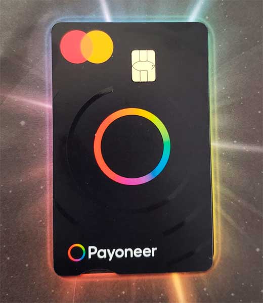 tarjeta Payoneer. Las mejores plataformas para recibir dinero online.