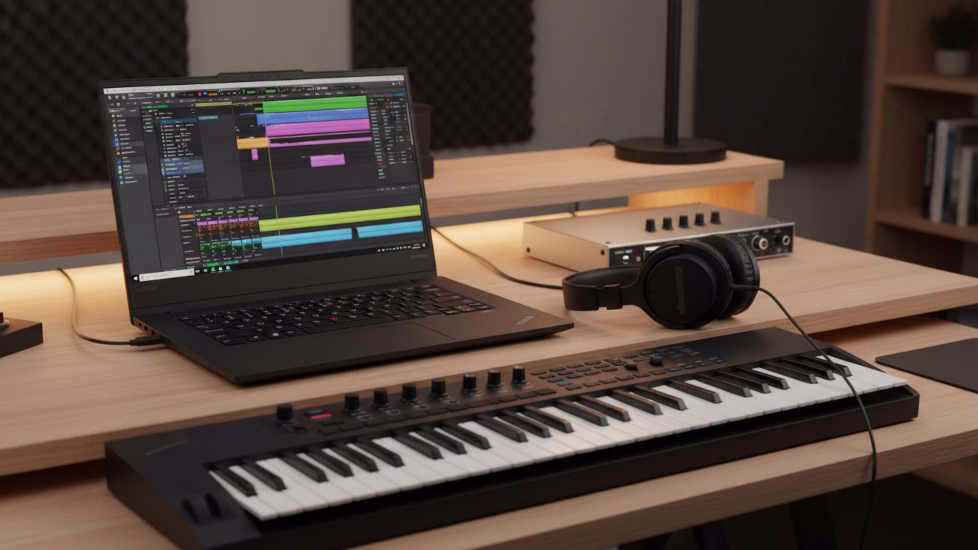 Lenovo P1 en producción musical