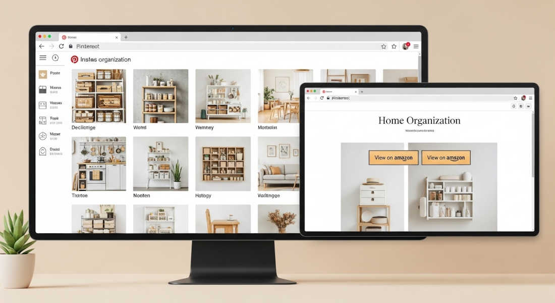 Marketing de afiliados de Amazon con Pinterest y un blog