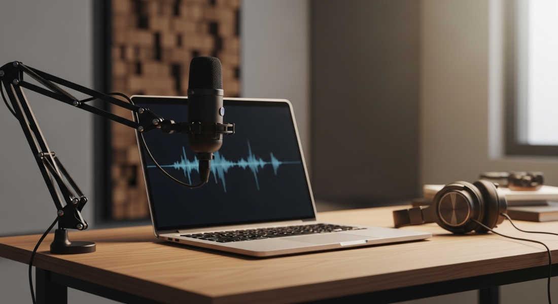 Cómo grabar un podcast con una laptop