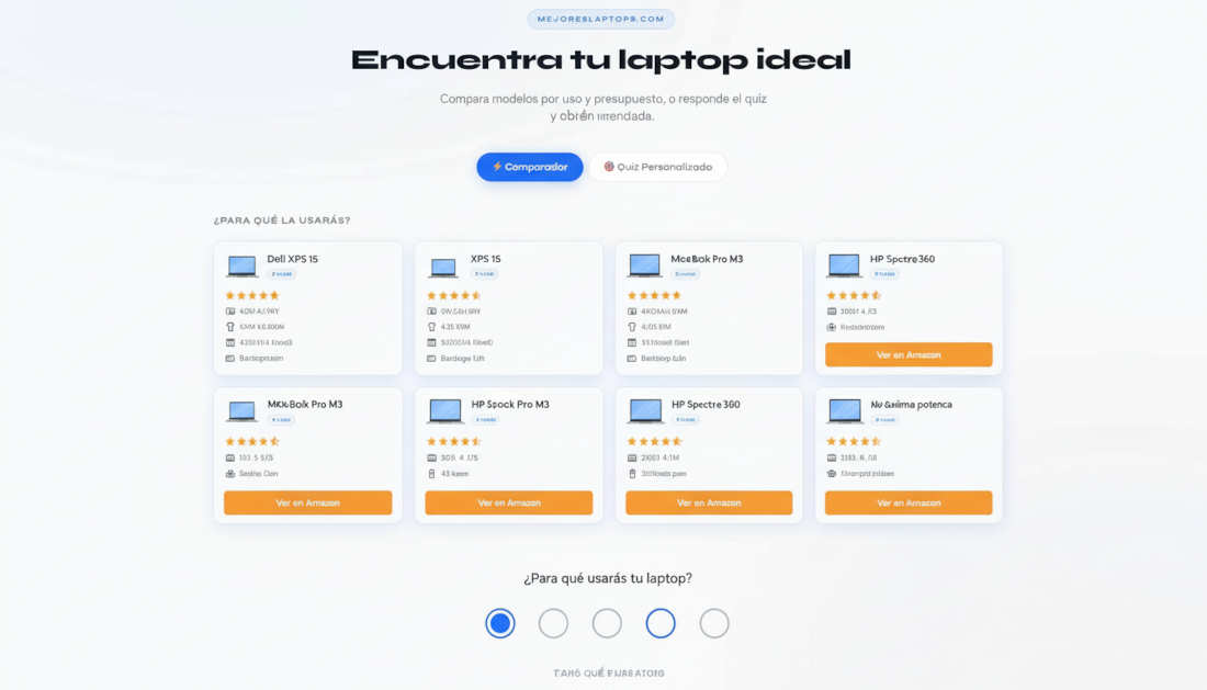 Comparador de Laptops: Encuentra la Mejor según tu Uso y Presupuesto