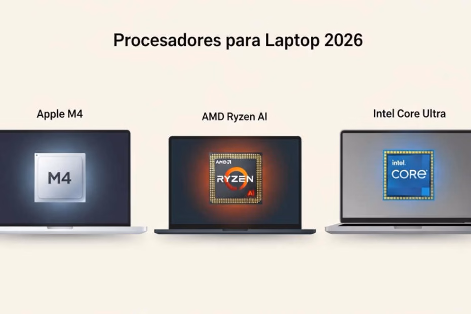 Mejores procesadores para laptops 2026