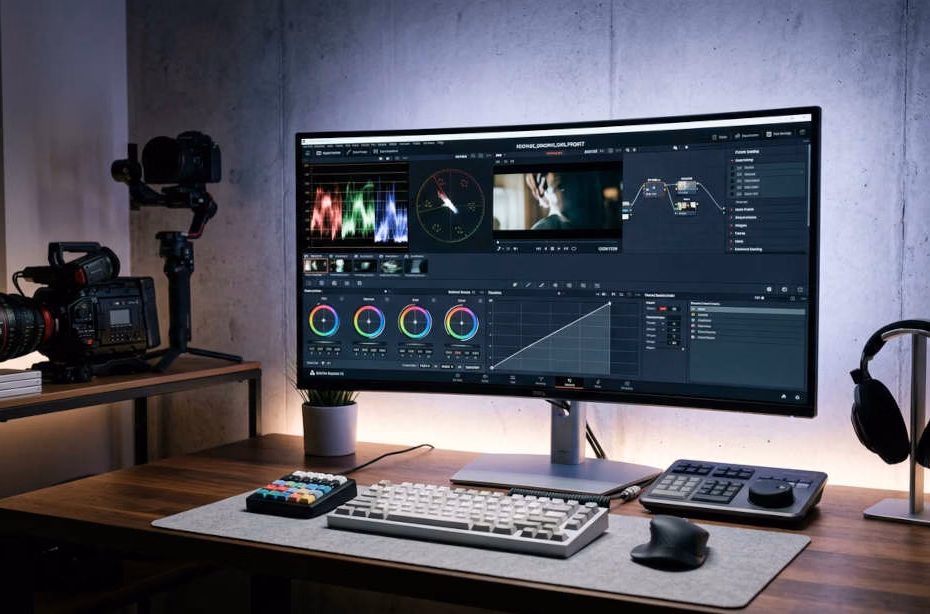 Los mejores monitores para edición de video profesional