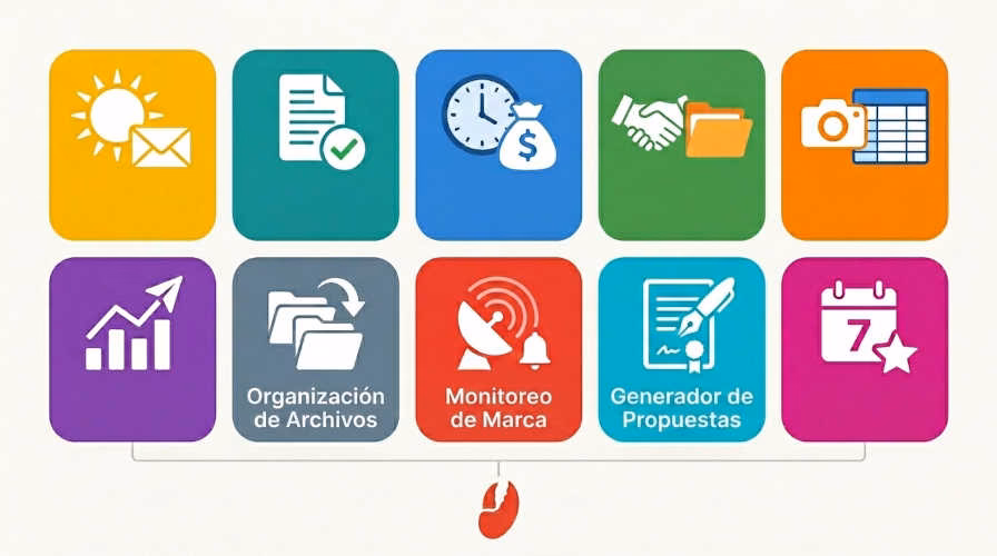 Las 10 automatizaciones de OpenClaw más útiles para freelancers: facturación, correos, archivos y reportes