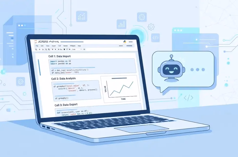 Ilustración: Google Colab con Gemini y funciones de inteligencia artificial