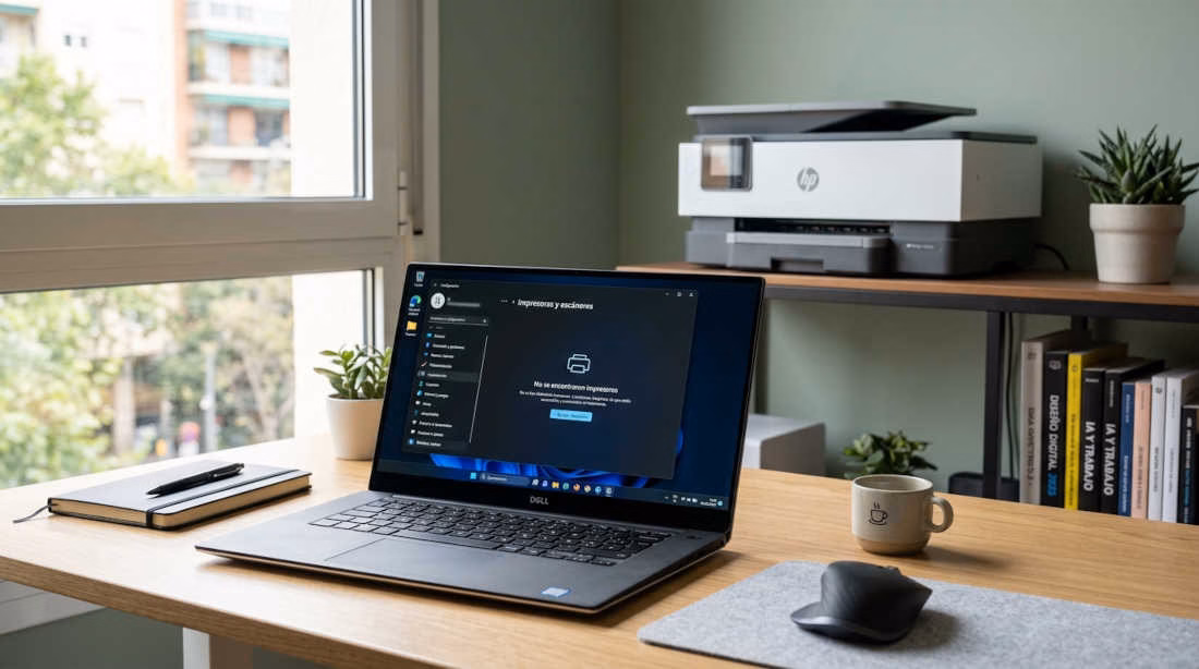 Impresora desaparece después de actualizar Windows: Configuración de impresoras en Windows 11 sin dispositivos detectados después de actualizar