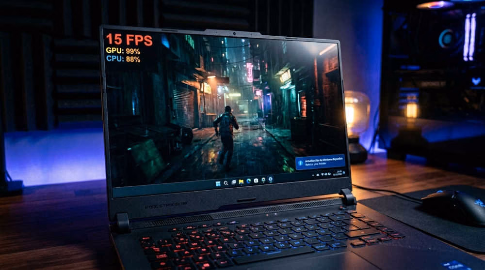 Juego ejecutándose lento en laptop después de actualizar Windows con FPS bajos visibles