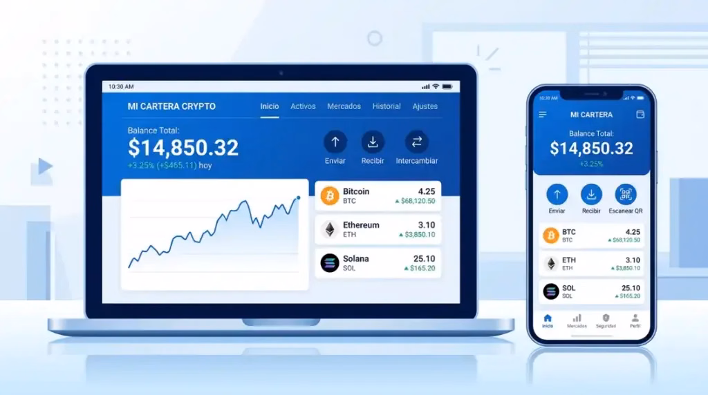 Billetera de criptomonedas para cobrar a clientes internacionales