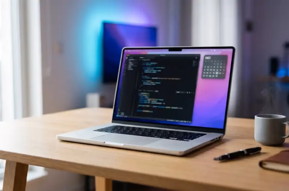Laptop moderna sobre escritorio, guía de compra para Cyber Monday 2026